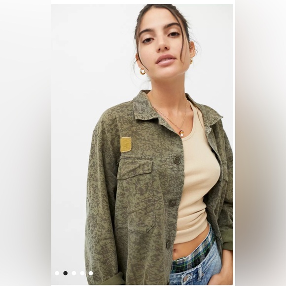 Urban Outfitters military style cotton jacket. Women’s size small. - Picture 1 of 11